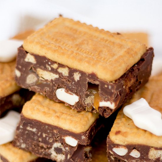 No Bake Malted Milk Munchies Tiffin