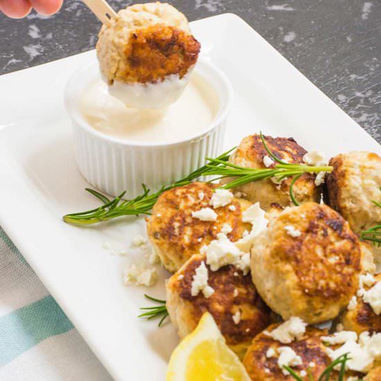 Chicken Feta Meatballs – Low Carb