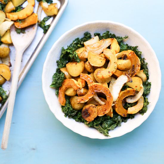 Maple Spiced Winter Vegetable Bowls