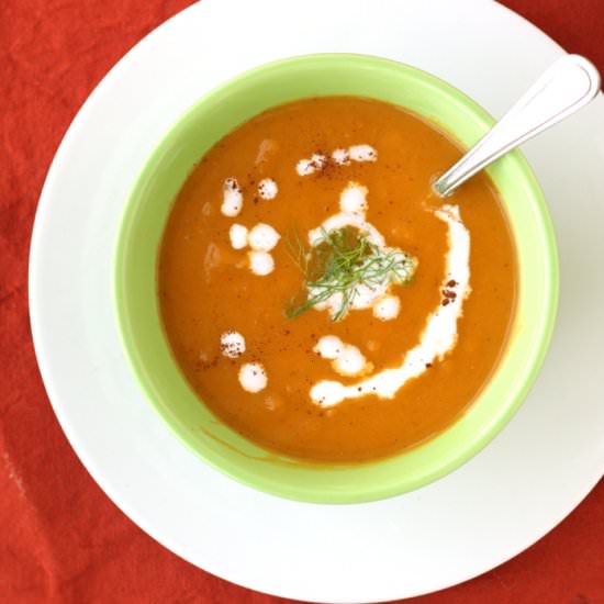 Chai Sweet Potato Soup