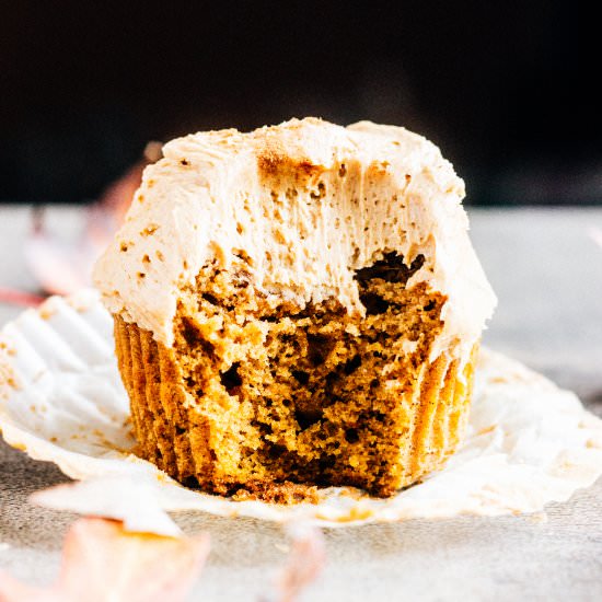 Pumpkin Spice Latte Cupcakes