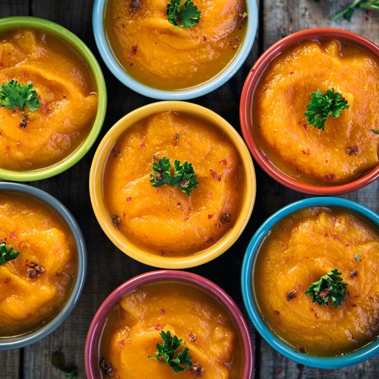 Squash, Carrots and Orange Soup