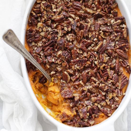 Paleo/Vegan Sweet Potato Casserole