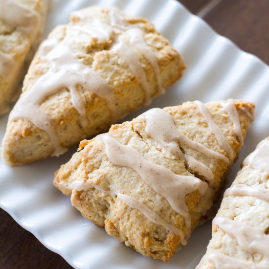 Maple Cream Scones