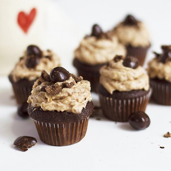 Mocha Cupcakes with Coffee Frosting