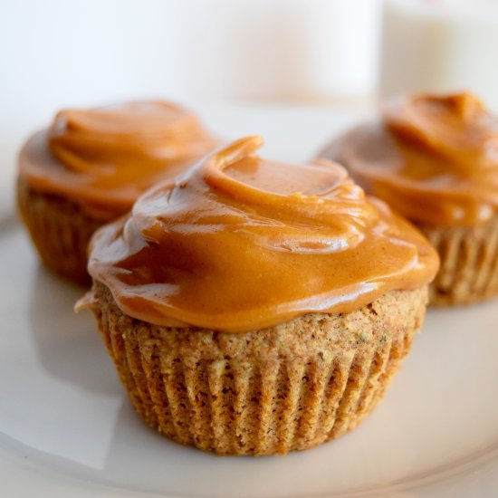 PB Maple Cinnamon Cupcakes