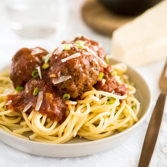 Easy Crockpot Italian Meatballs