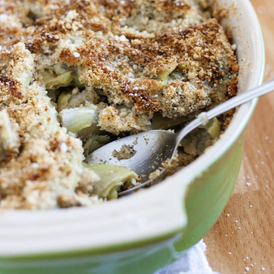 Grandma’s Baked Artichoke Hearts