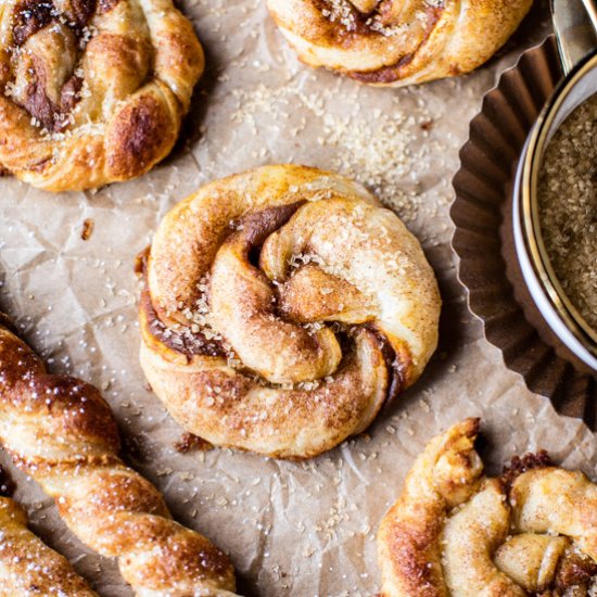 Easy Twisted Pumpkin Spice Danish