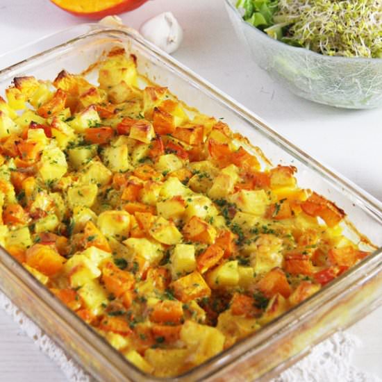 Pumpkin Potato Casserole