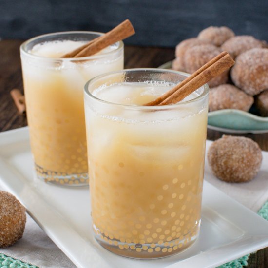 Caramel Apple Cider Iced Tea