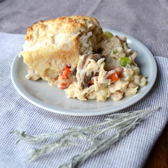 Crustless Chicken Pot Pie