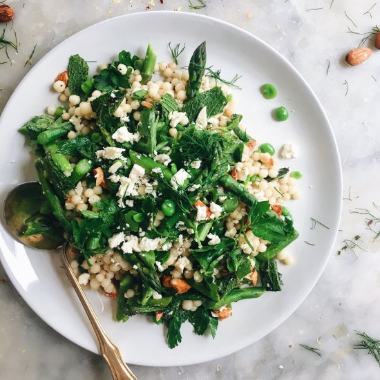 Asparagus, Broad Bean & Mint Salad