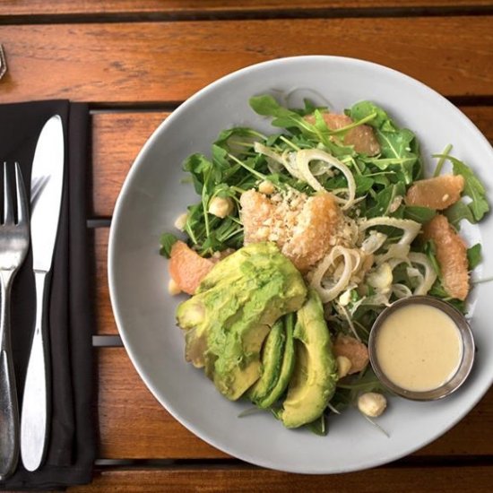 Simple Grapefruit and Avocado Salad