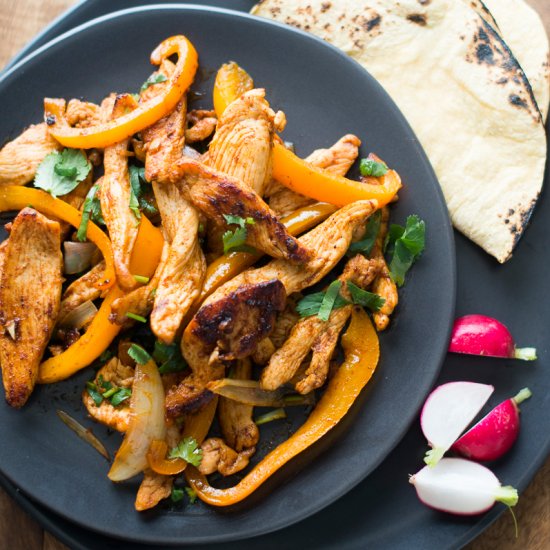 Chipotle Chicken Fajitas Recipe