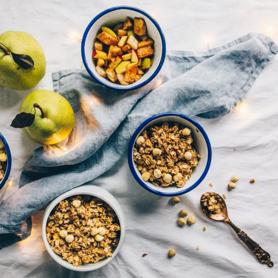 Chai Spice Pear Crumble