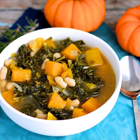 Butternut Squash and Kale Soup