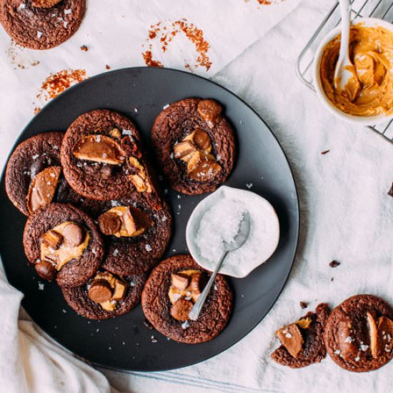 PB-Stuffed Chocolate Cookies