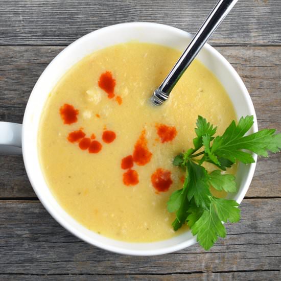 Cauliflower Cheddar Soup