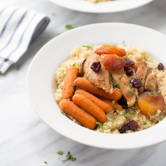 Slow-Cooker Moroccan Apricot Chicken