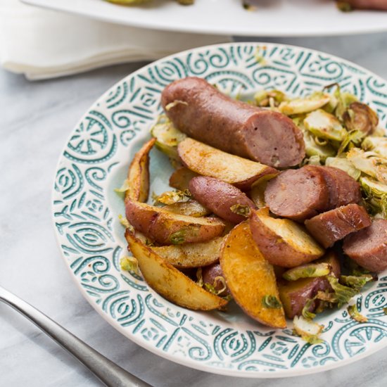 One-Pan Roasted Sausage & Potatoes