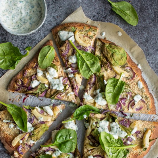 Vegan Ranch Pizza