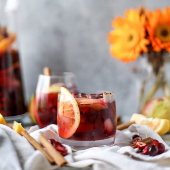 Cranberry Chai Sangria