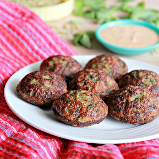 Lentil & Greens Aebelskivers