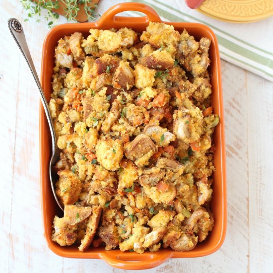 Gluten Free Sweet Potato Stuffing