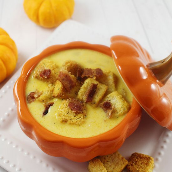 Pumpkin Parmesan Soup