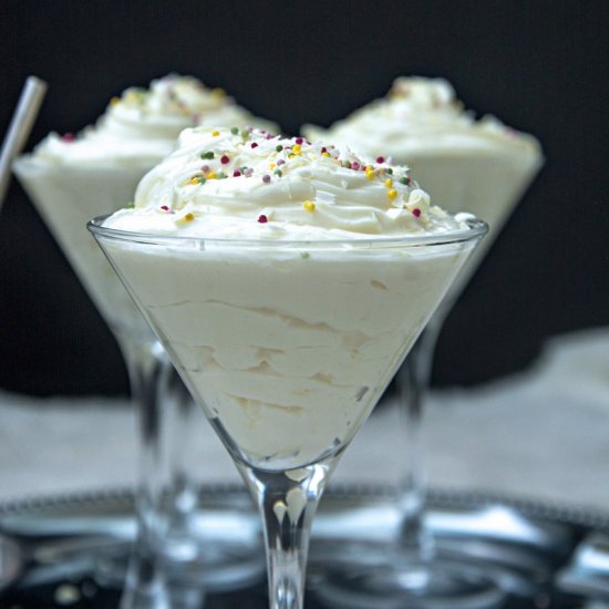 No-Bake Cream Cheese Lemon Mousse