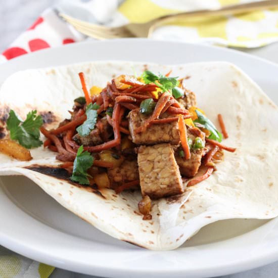 Tempeh Veggie Scramble