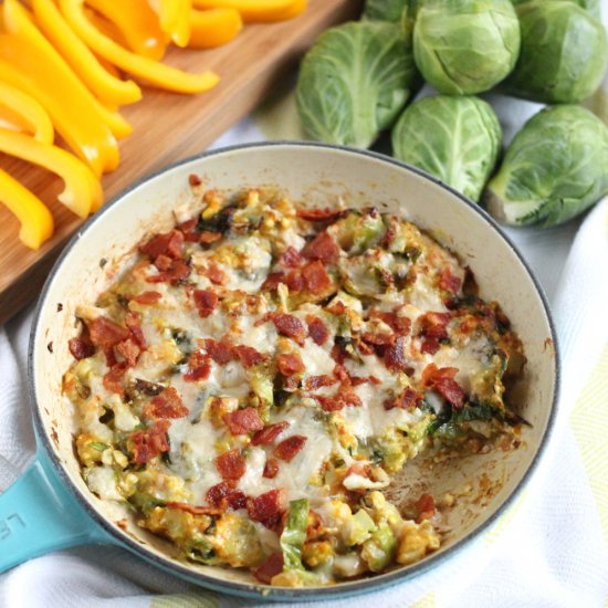 Cheesy Brussels Sprouts Dip