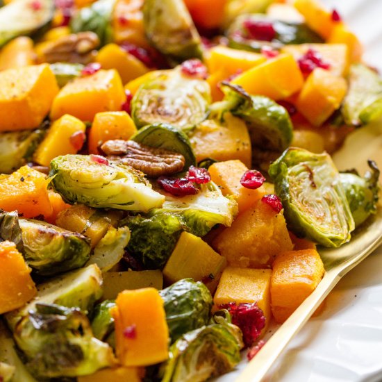 Roasted Brussels & Squash