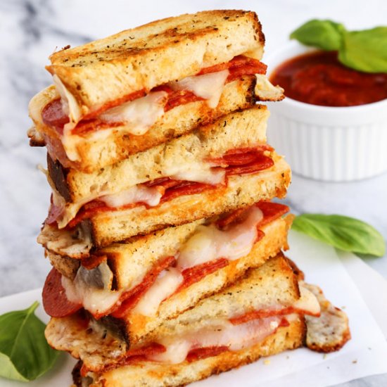 Pepperoni Pizza Grilled Cheese