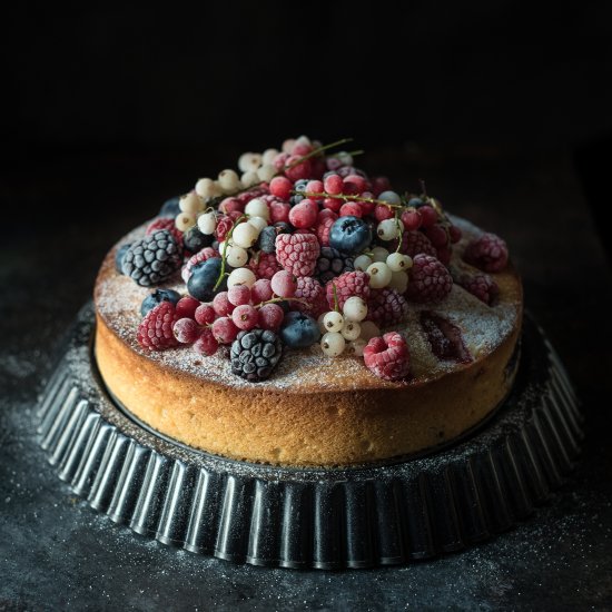 Ricotta Berry Cake