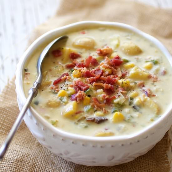 Poblano Corn & Potato Chowder