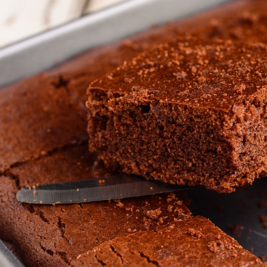 Eggless chocolate brownie