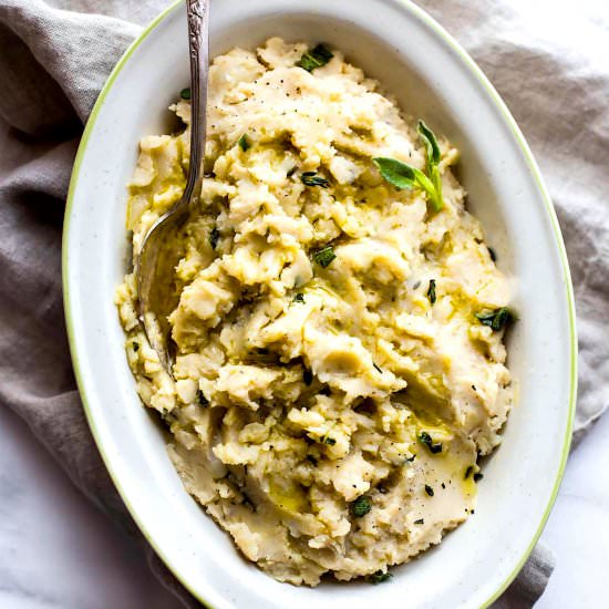 Vegan Slow Cooker Mashed Potatoes