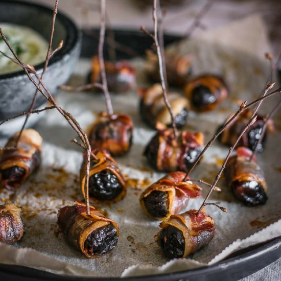 Bacon Wrapped Prunes