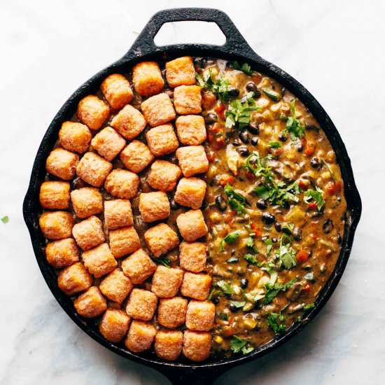 Sweet Potato Tater Tot Hotdish