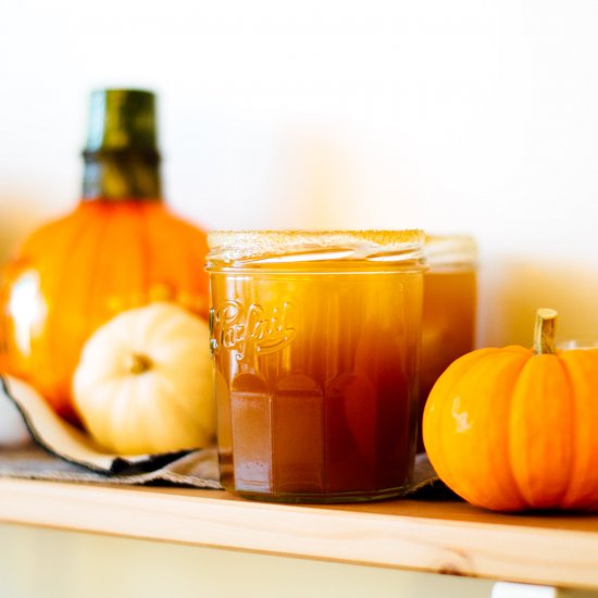 Spiked Pumpkin Spice Apple Cider