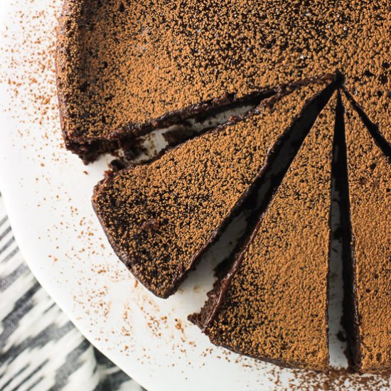 Flourless Stout Chocolate Cake