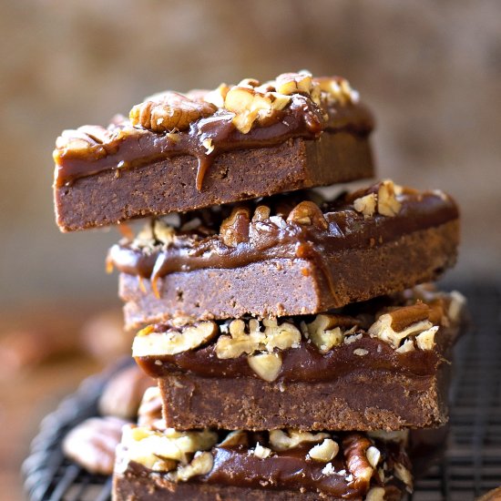 Salted Chocolate-Caramel Bars