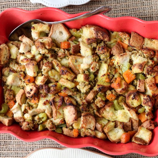 Butternut Sausage Stuffing