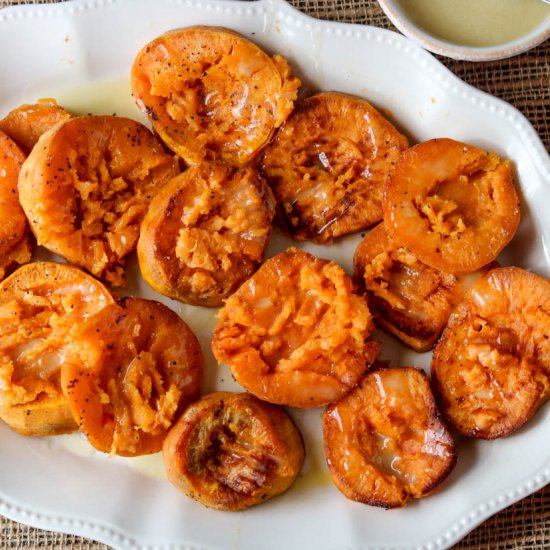 Smashed Sweet Potatoes