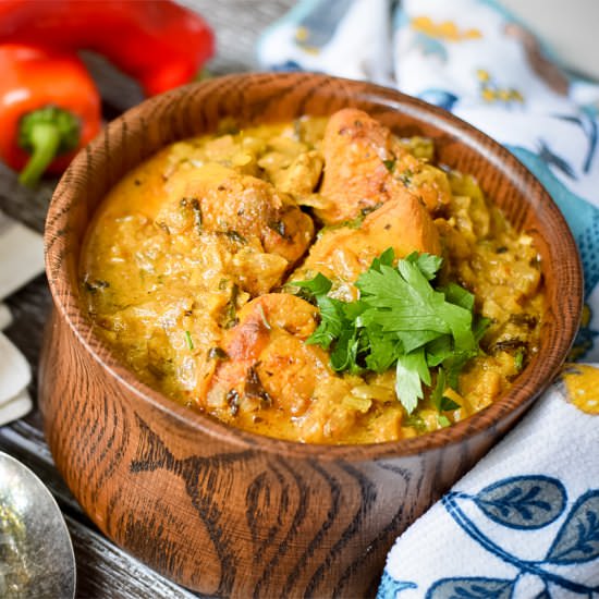 Chicken with Dried Fenugreek Leaves