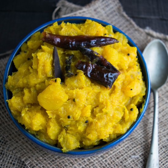 Indian Sweet & Sour Pumpkin Stir Fry