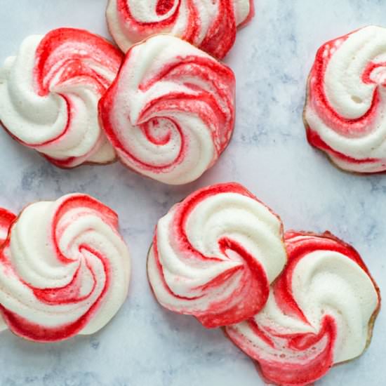 Peppermint Meringues