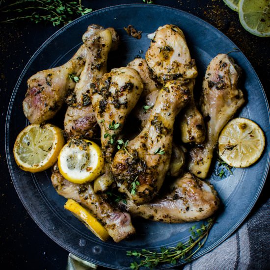 Lemon and Thyme Roast Chicken